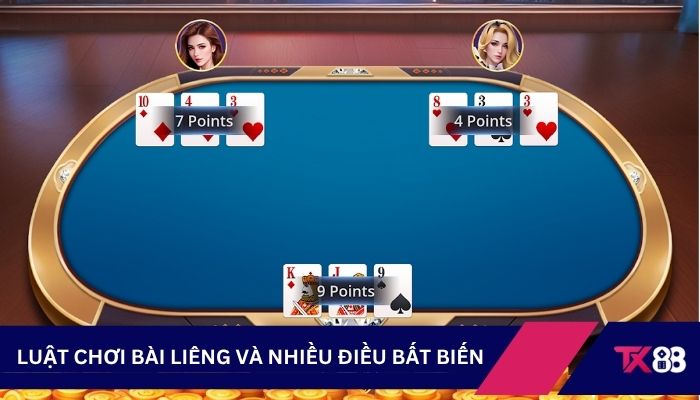 Luật chơi bài Liêng và nhiều điều bất biến